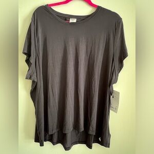 Athleta BNWT oversized black top